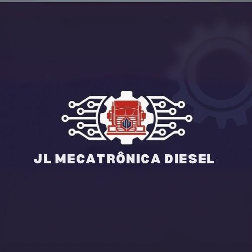 Logotipo da JL Mecatrônica Diesel, oficina especializada em caminhões em Três Rios - RJ.